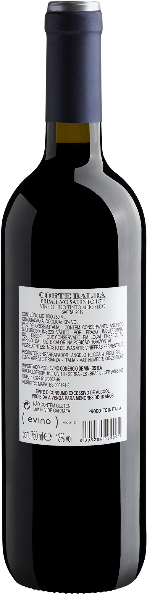 Corte Balda Primitivo di Salento 2019 2