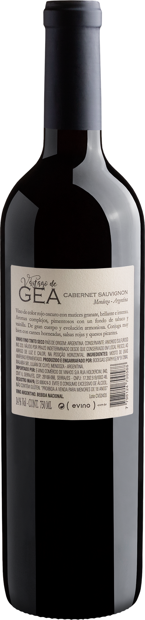 Vástago de Gea Cabernet Sauvignon 2019 2