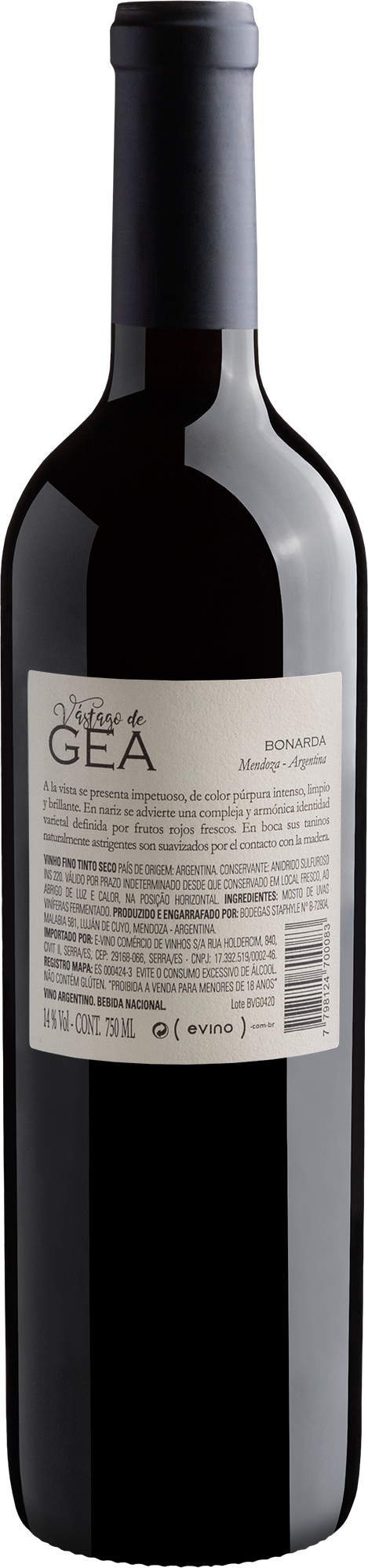 Vástago de Gea Bonarda 2019 2
