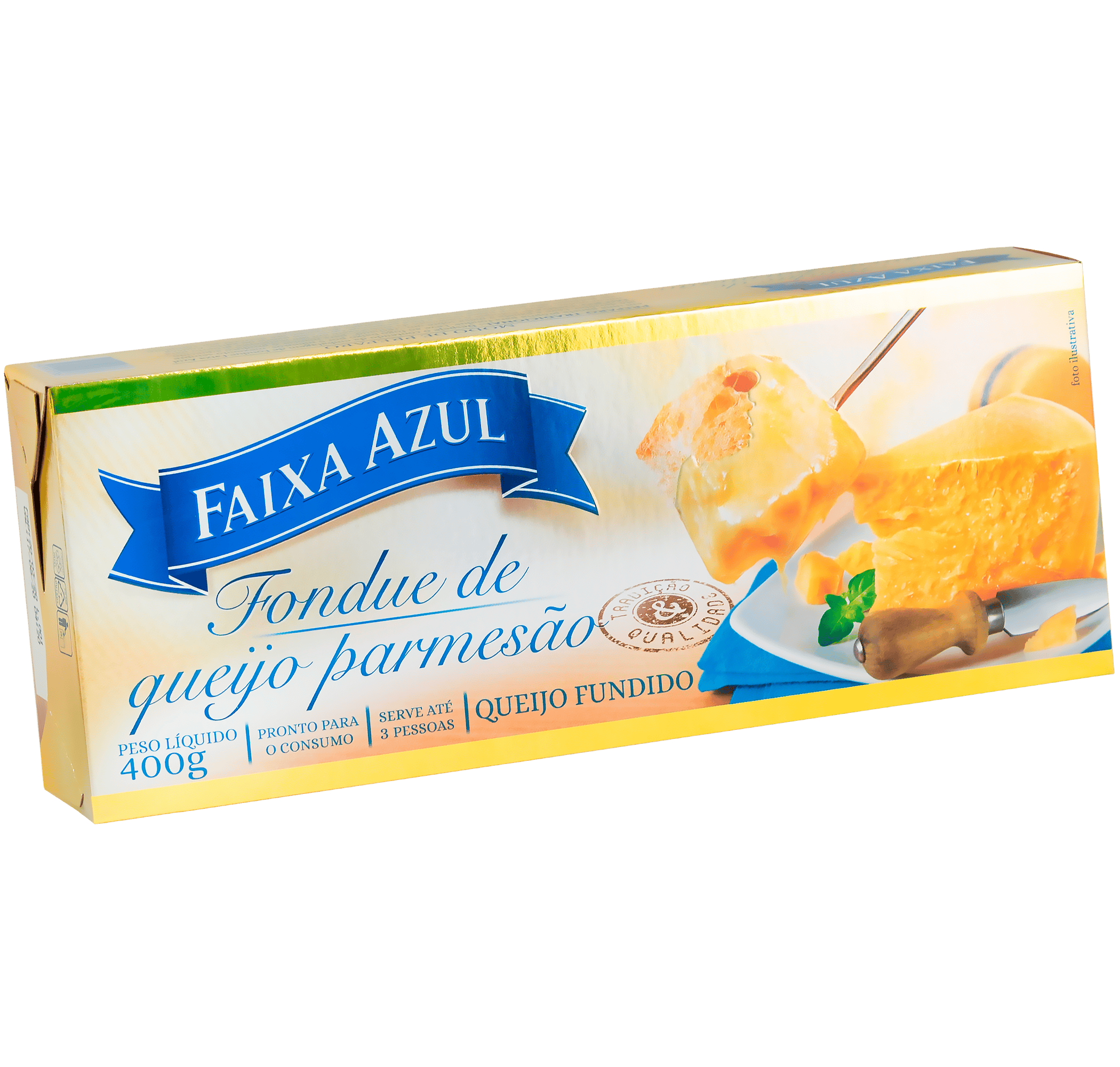 Fondue de Queijo Parmesão Faixa Azul 400g