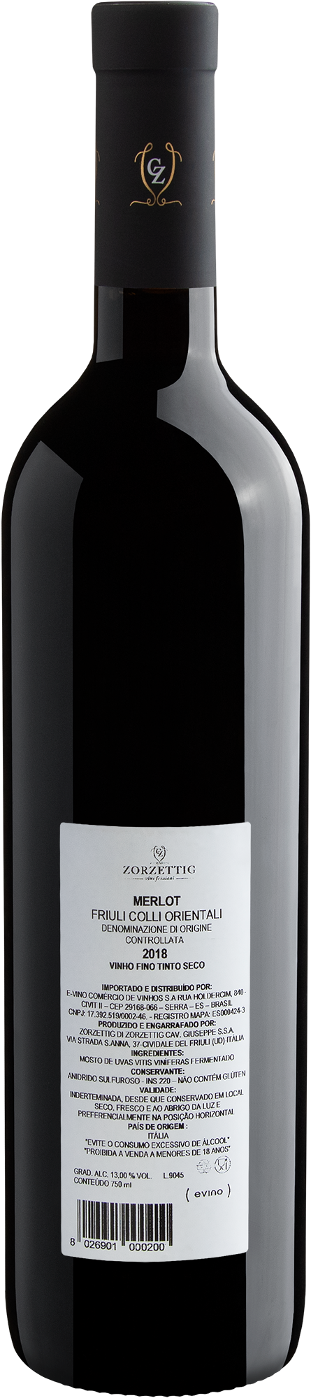 Zorzettig Merlot Friuli Colli Orientali DOC 2018 2