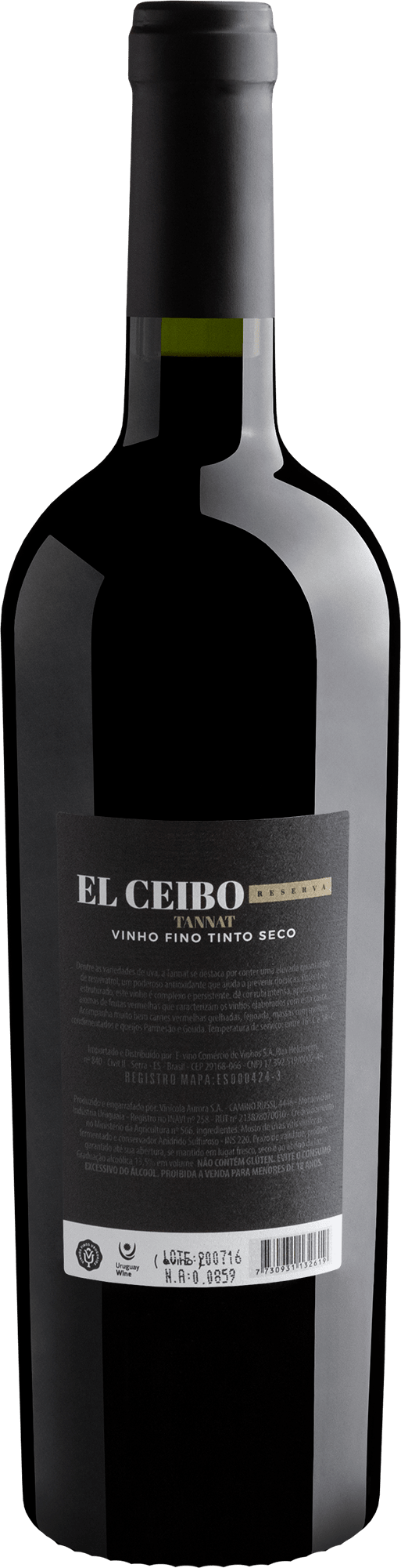 El Ceibo Tannat Reserva 2018 2