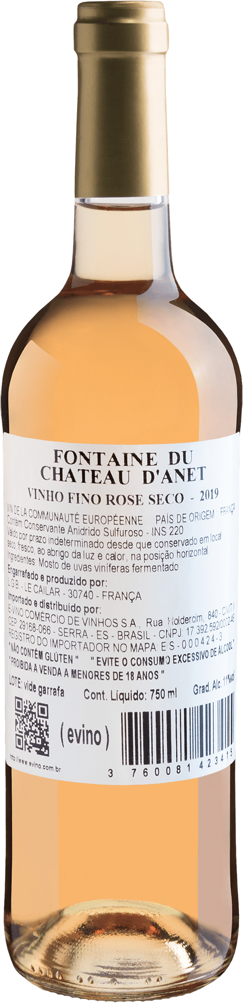 Fontaine du Château d’Anet Rosé 2019 2