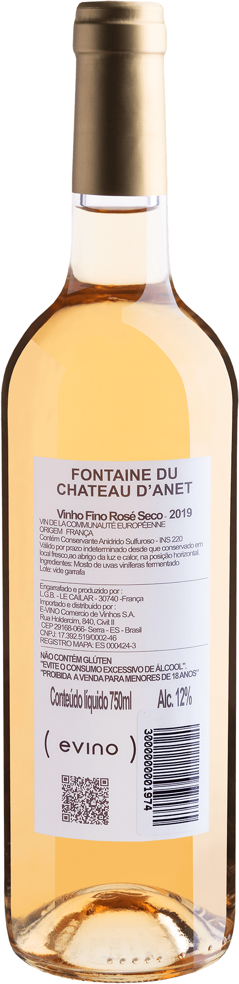Fontaine du Château d’Anet Rosé 2019 2
