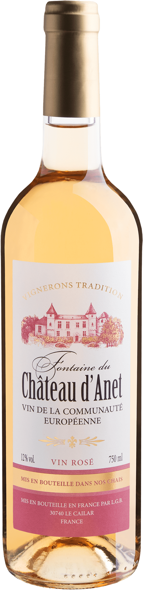 Fontaine du Château d’Anet Rosé 2019