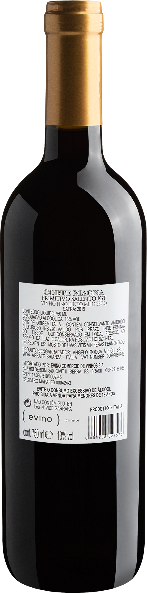 Corte Magna Primitivo Salento 2019 2