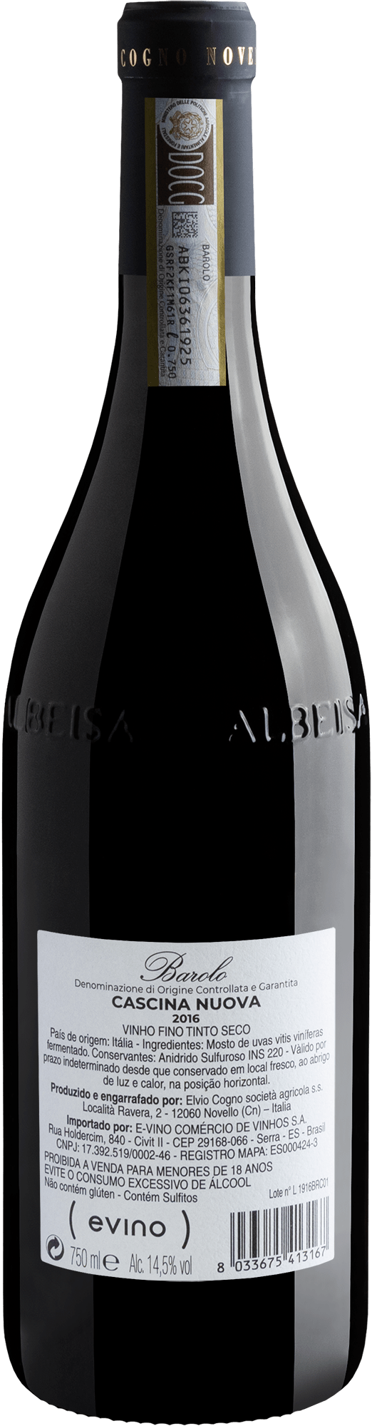 Elvio Cogno Cascina Nuova Barolo DOCG 2016 2