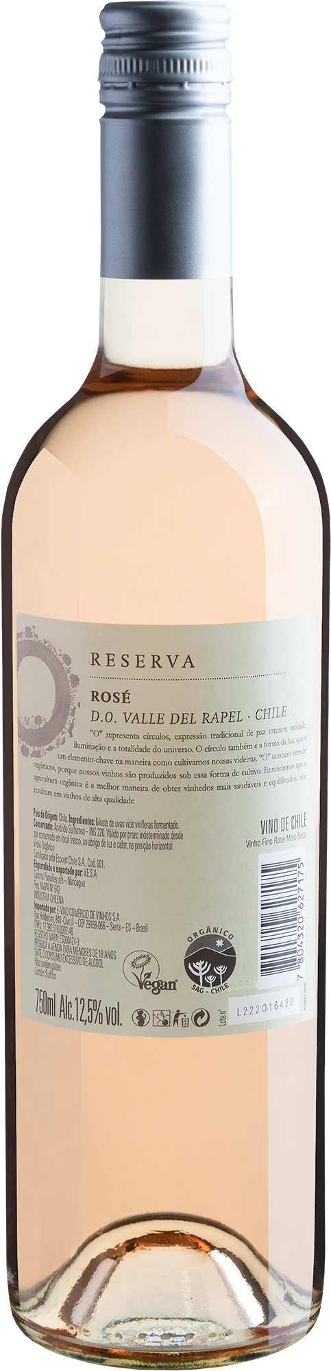 O Reserva Rosé Valle del Rapel D.O. 2020 2