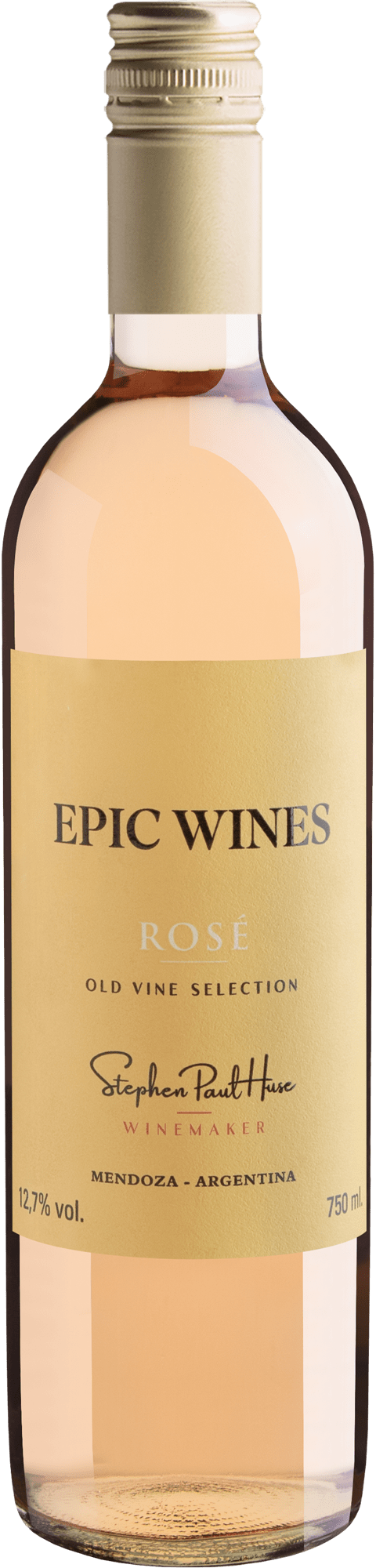 Epic Wines Rosé Old Vine Selection Stephen Paul Huse Winemaker 