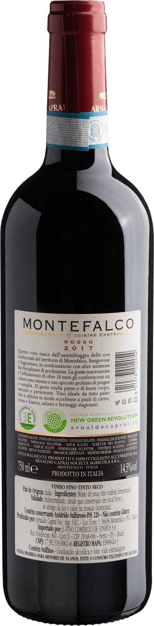 Arnaldo Caprai Montefalco Rosso DOC 2017 2
