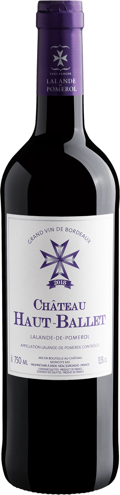 Château Haut-Ballet Lalande de Pomerol AOP 2018