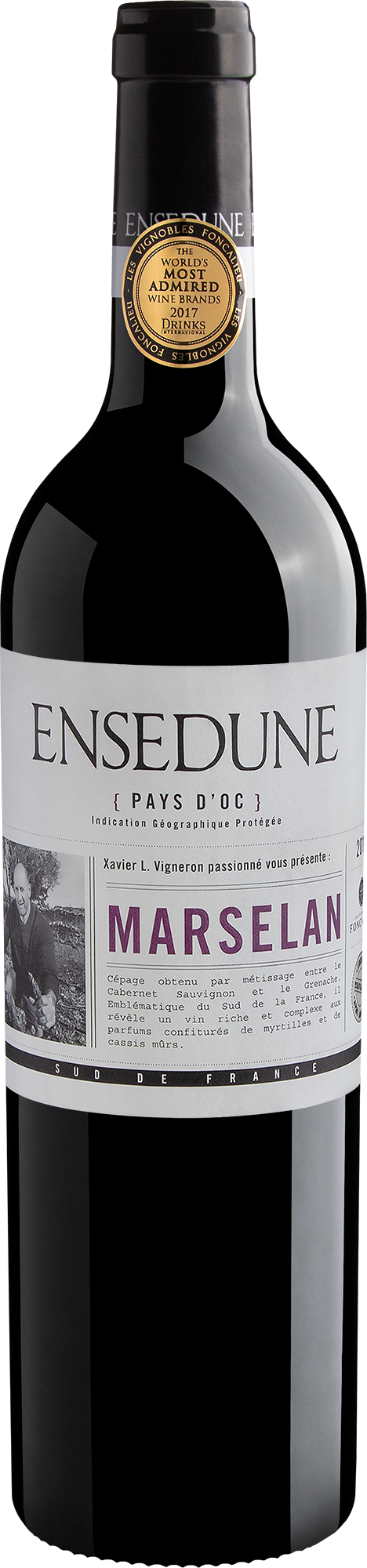 Ensedune Marselan Pays d’Oc IGP 2017