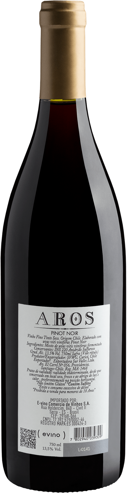 Aros Pinot Noir 2019 2