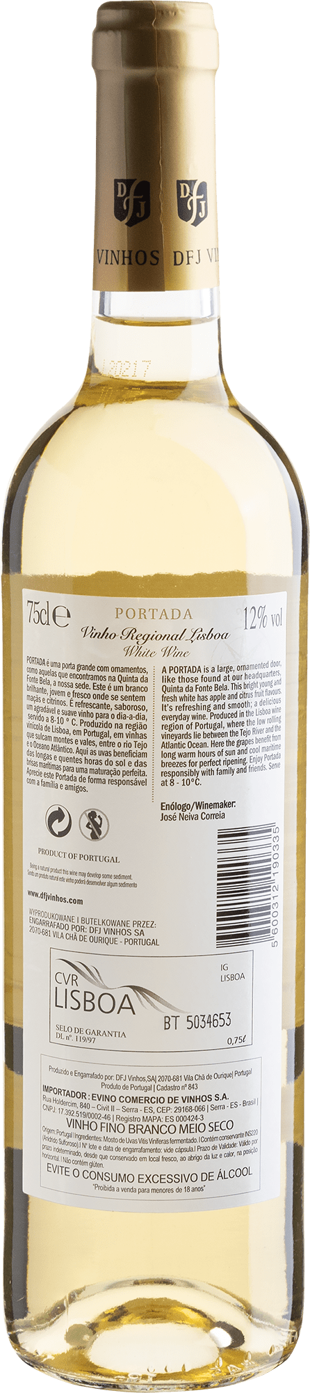 Portada Winemaker's Branco 2019 2