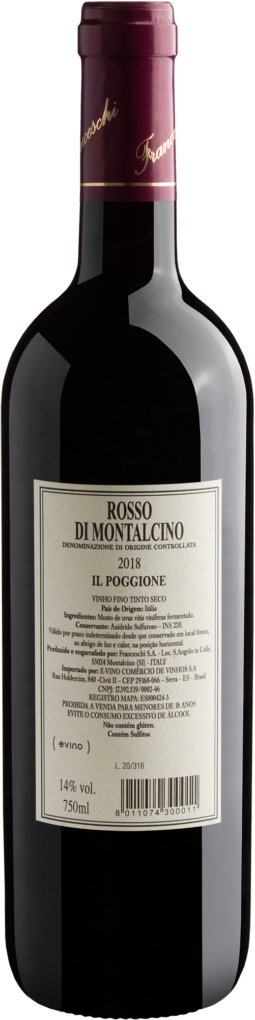 IL Poggione Rosso di Montalcino DOC 2018 2