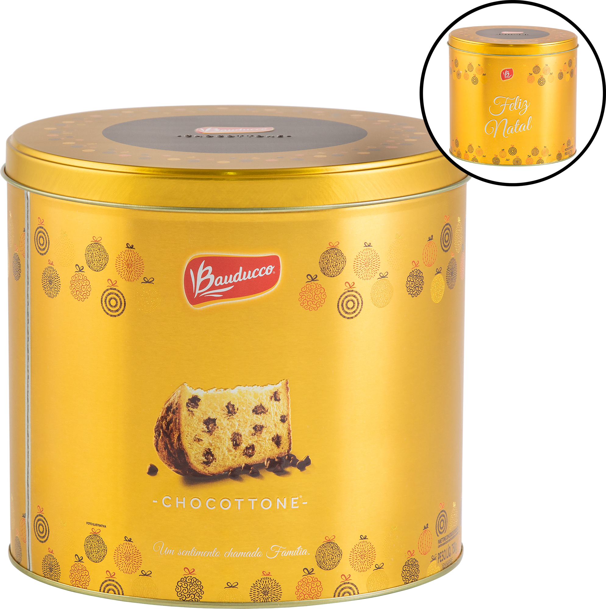 Chocottone Bauducco em Lata - 750g