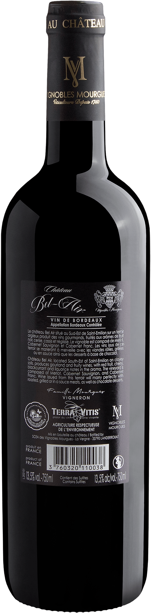 Château Bel-Air Bordeaux AOC 2019 2