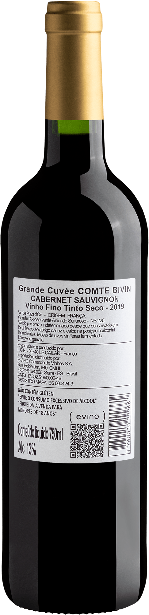 Comte Bivin Grande Cuvée Cabernet Sauvignon 2019 2