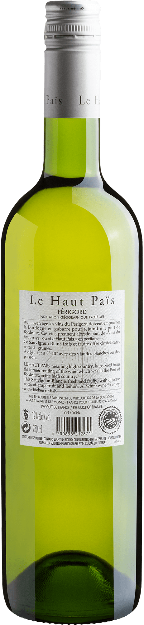 Le Haut Païs Sauvignon Blanc Périgord IGP 2018 2