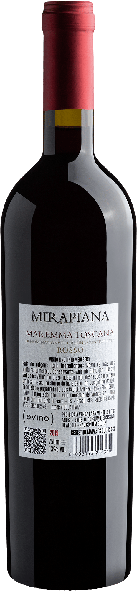 Mirapiana Rosso Maremma Toscana DOC 2019 2