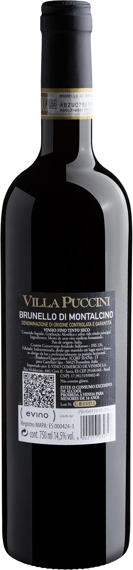 Villa Puccini Brunello di Montalcino DOCG 2013 2