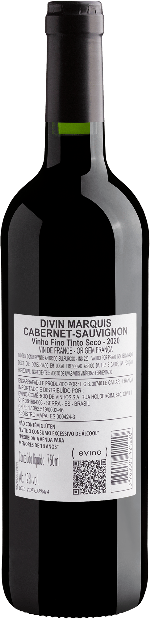 Divin Marquis Cabernet Sauvignon 2020 2