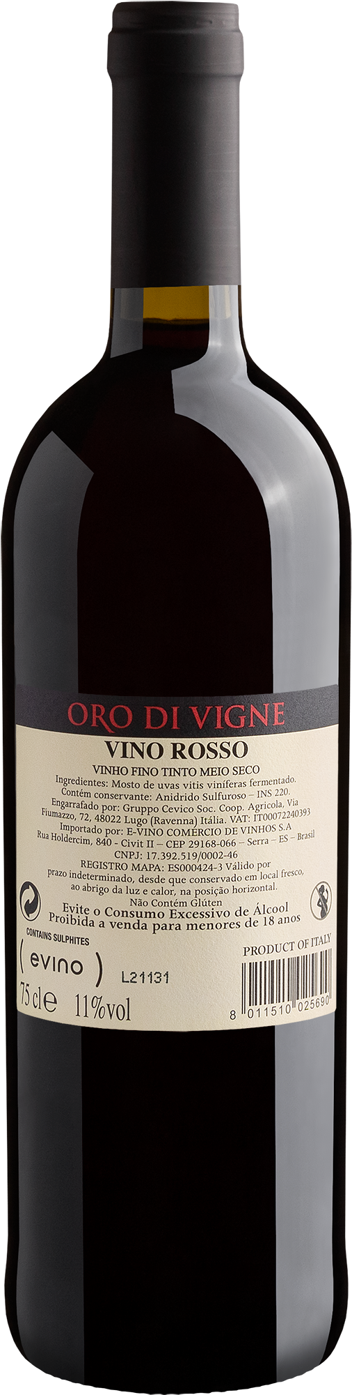 Oro di Vigne Vino Rosso 2