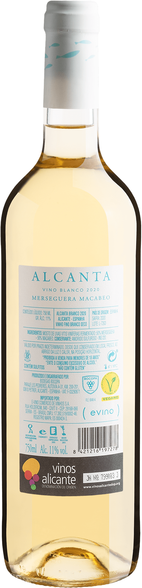 Alcanta Merseguera Macabeo Alicante D.O. 2020 2