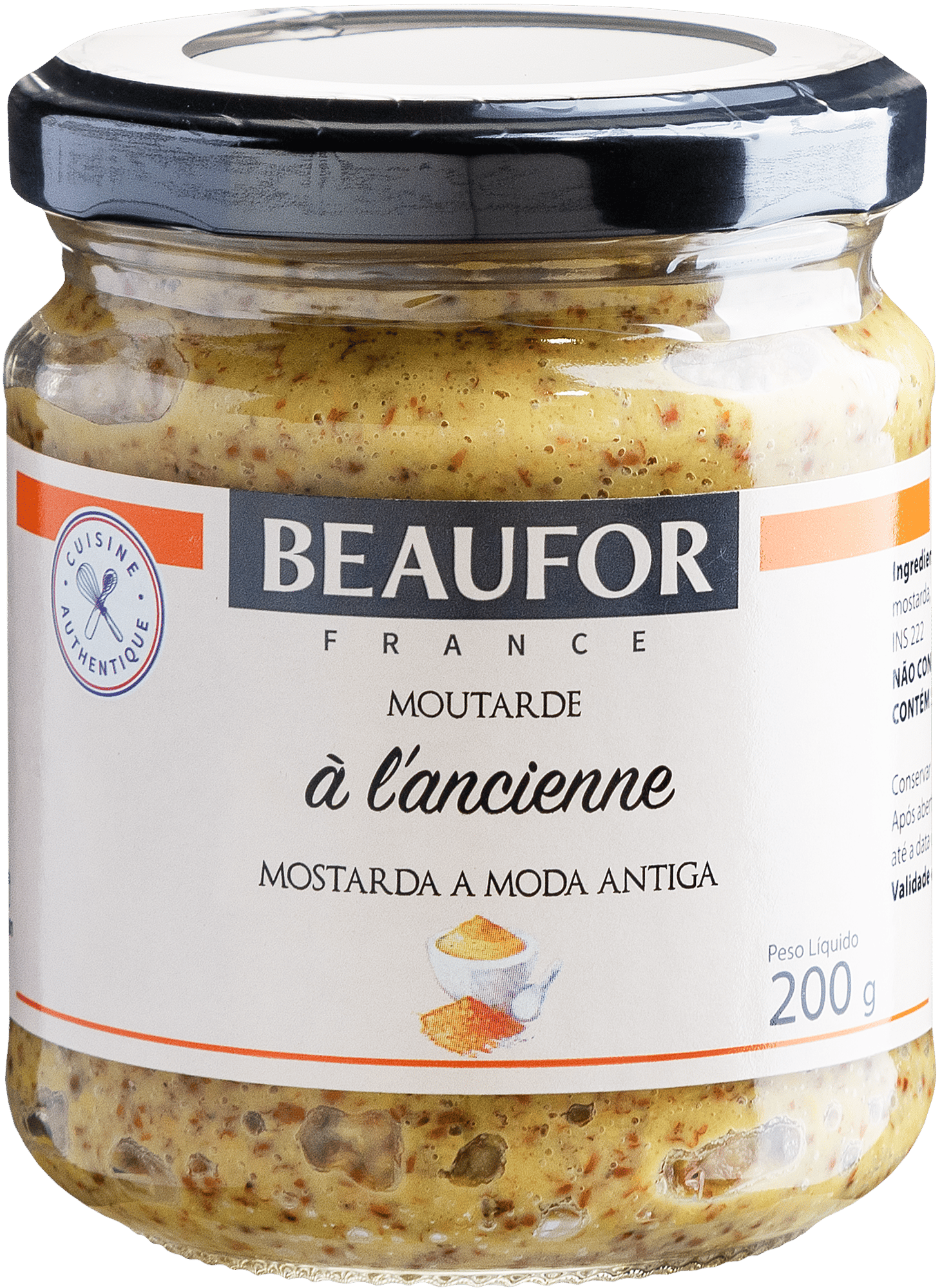 Mostarda Dijon à Ancienne 200G Beaufor