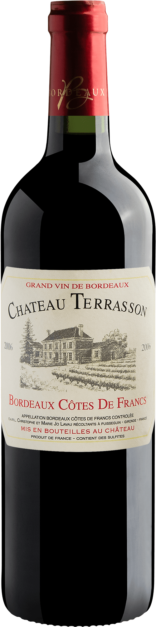 Chateau Terrasson Bordeaux Côtes de Francs AOC 2006