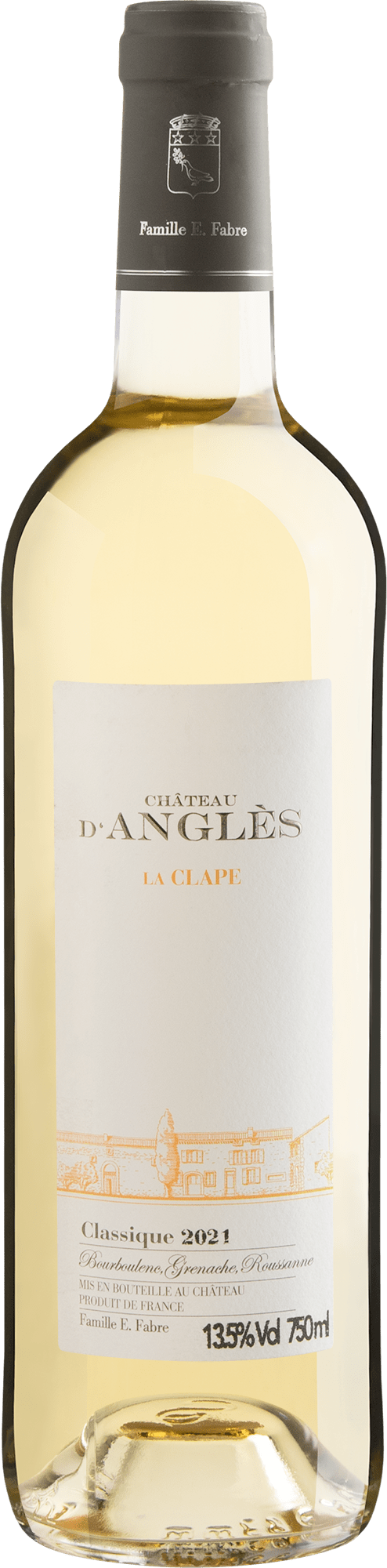 Château D'Anglès Classique Bourboulenc Grenache Roussanne La Clape AOC 2021