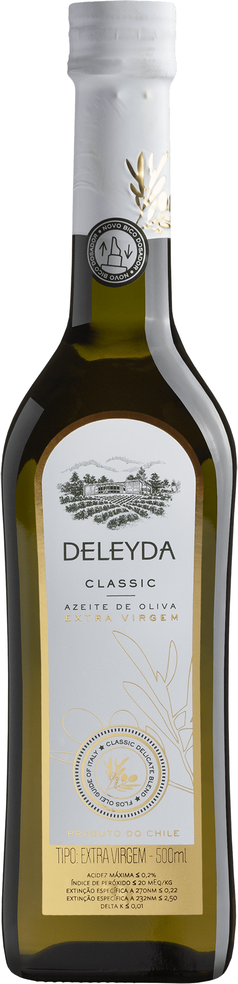 Azeite de Oliva Extra Virgem Deleyda Classic - 500mL