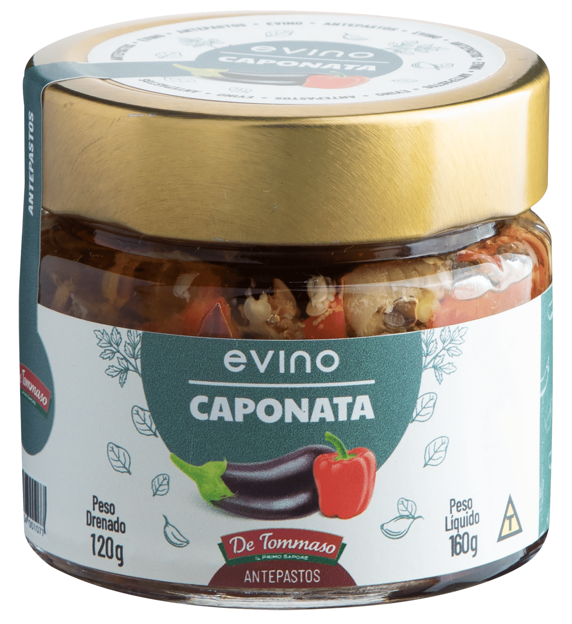 Caponata De Tommaso Exclusivo Evino - 160g