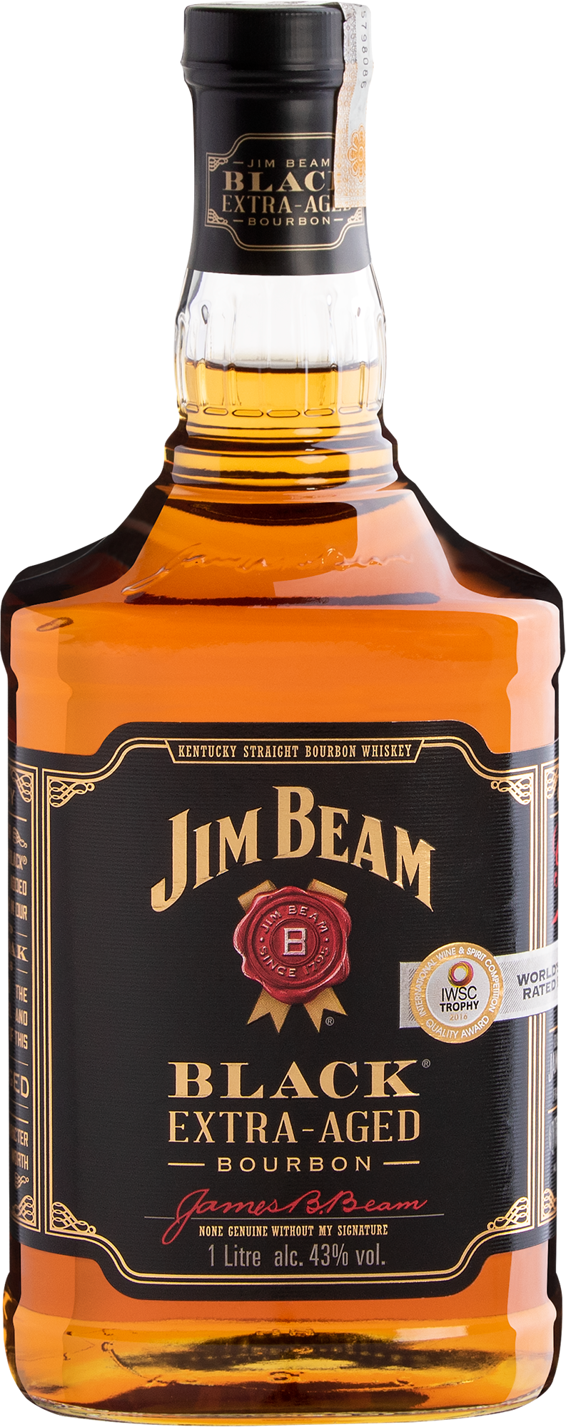 Jim Beam Black Extra-Aged Kentucky Straight Bourbon Whisky - 1 L