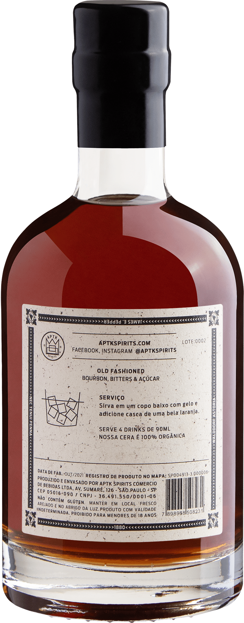 Old Fashioned Bottled Cocktail - 375 mL 2