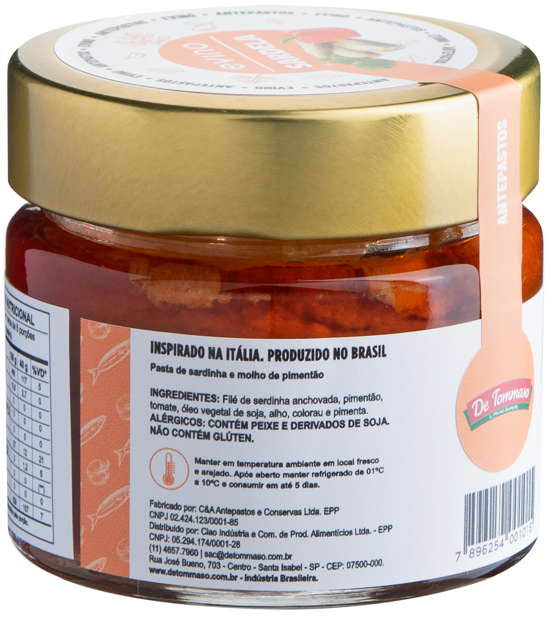 Sardella De Tommaso Exclusivo Evino - 160g 2