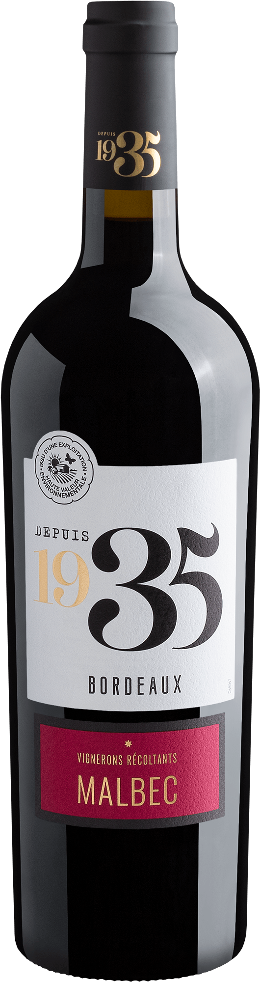 Depuis 1935 Malbec Bordeaux AOC