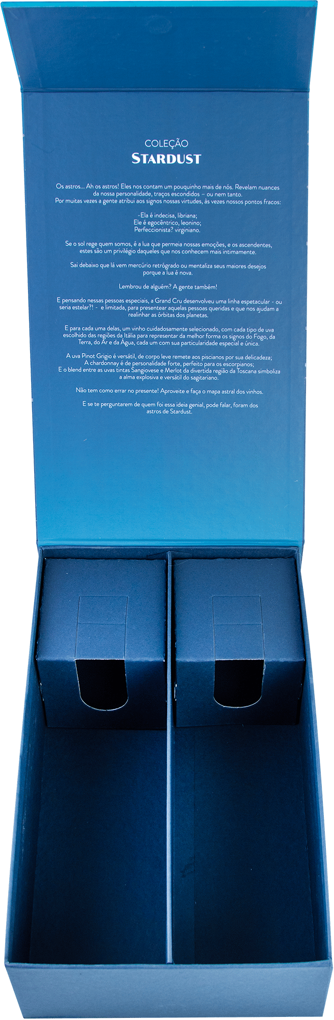 CAIXA VINHO STARDUST PARA 2 GARRAFAS 2