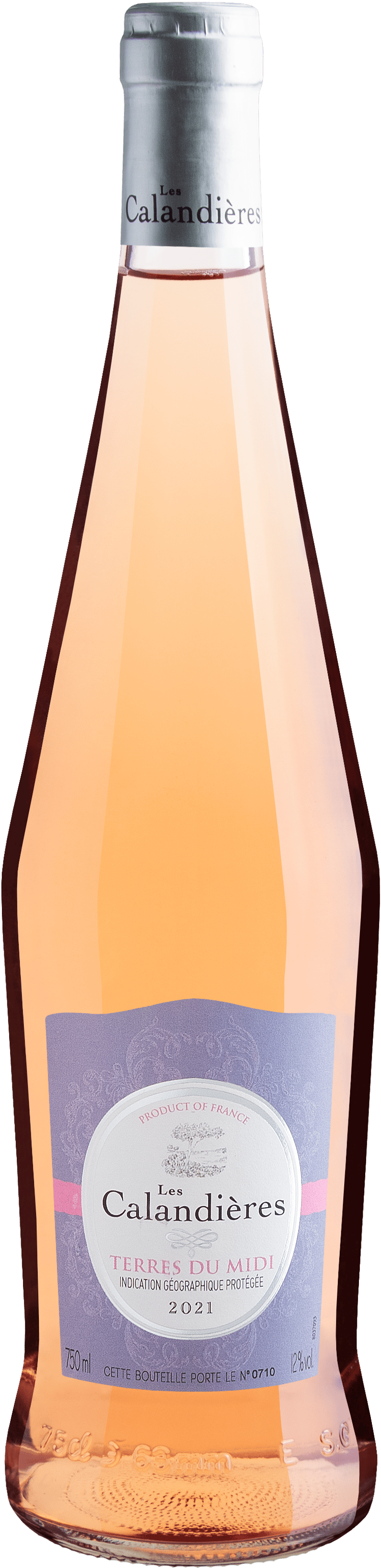 Les Calandières Rosé Terres du Midi IGP 2021