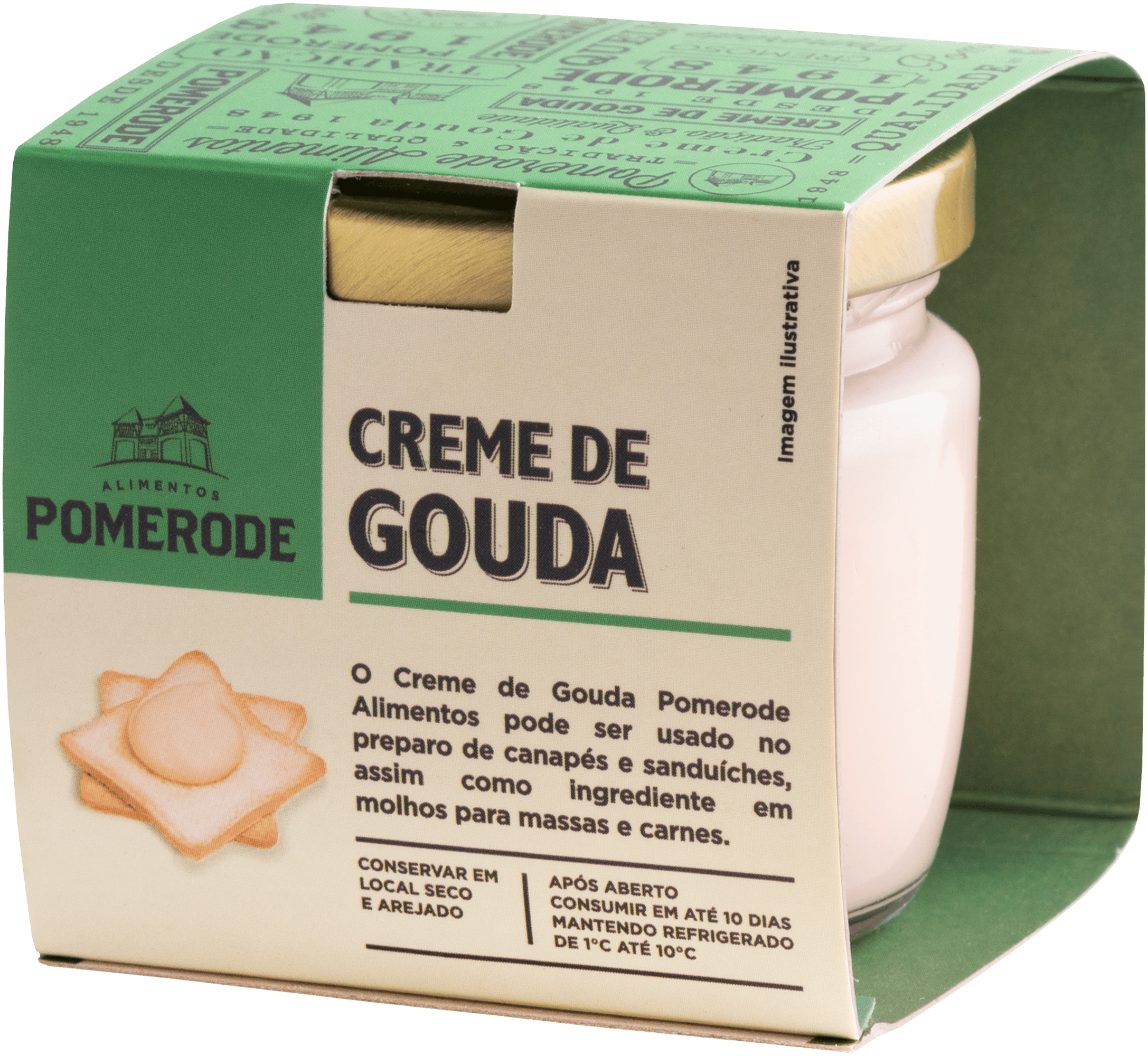 Creme de Queijo Tipo Gouda Pomerode - 100g 2