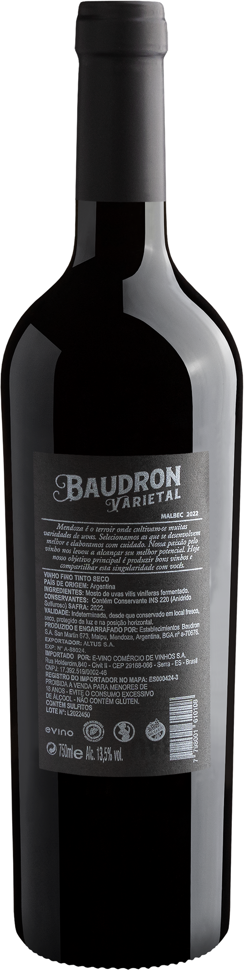 Baudron Malbec 2022 2
