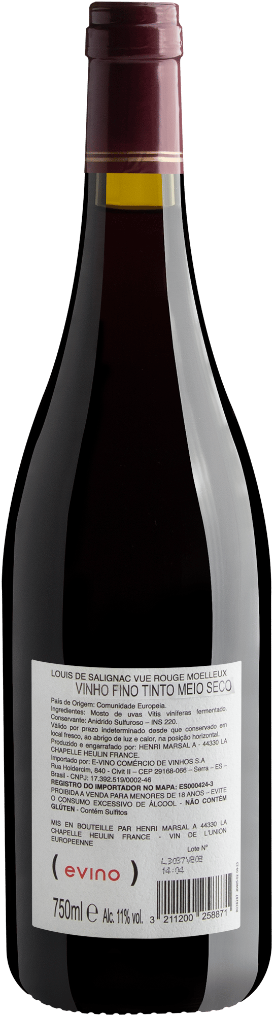 Louis de Salignac Rouge Moelleux 2