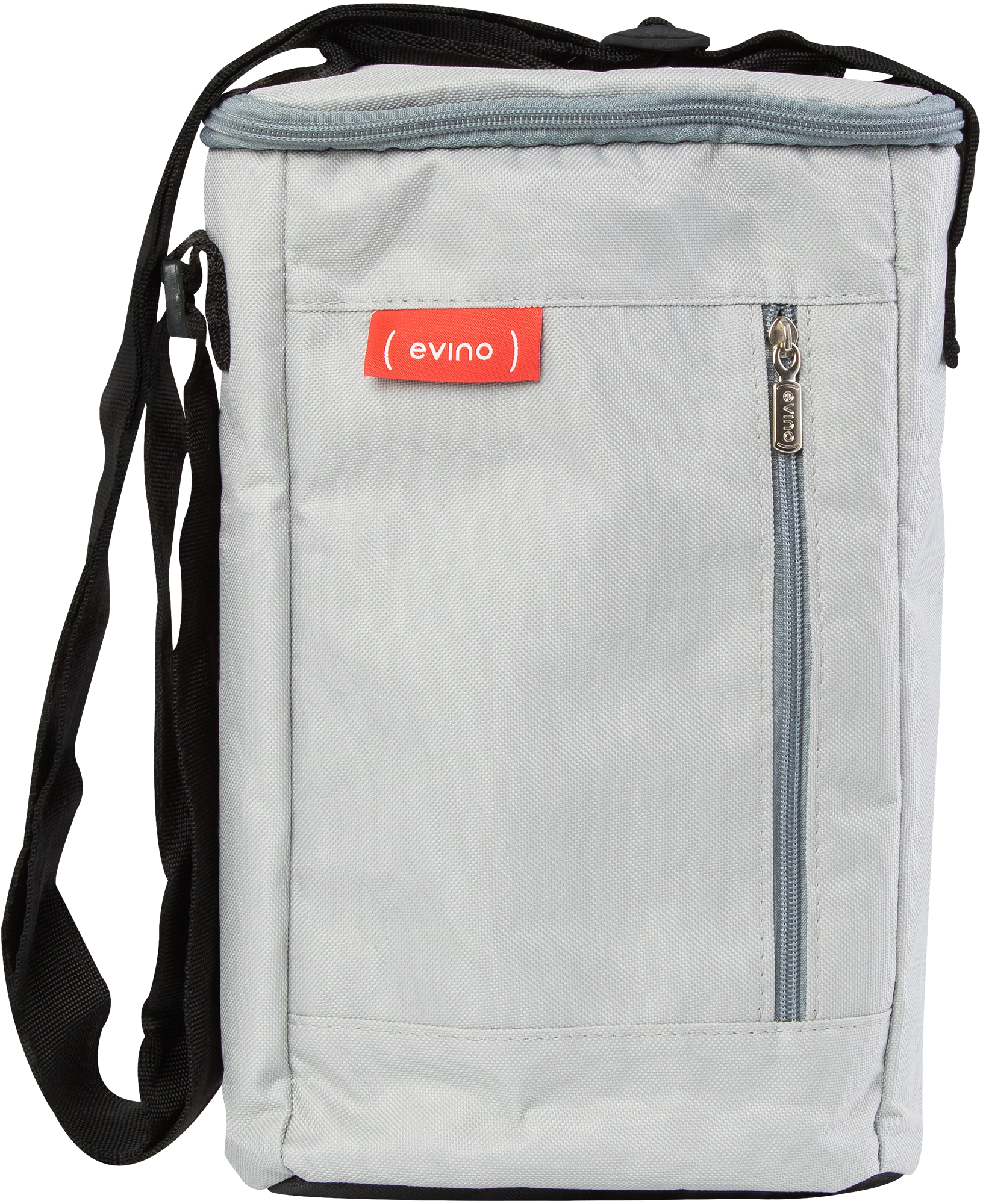 Bolsa Exclusiva Evino Cinza para 2 garrafas