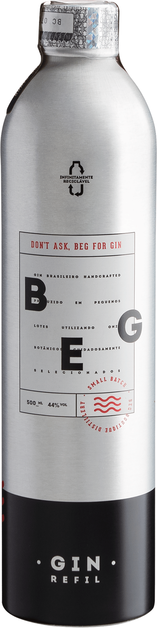 Refil BEG Brazilian Boutique Dry Gin - 500mL