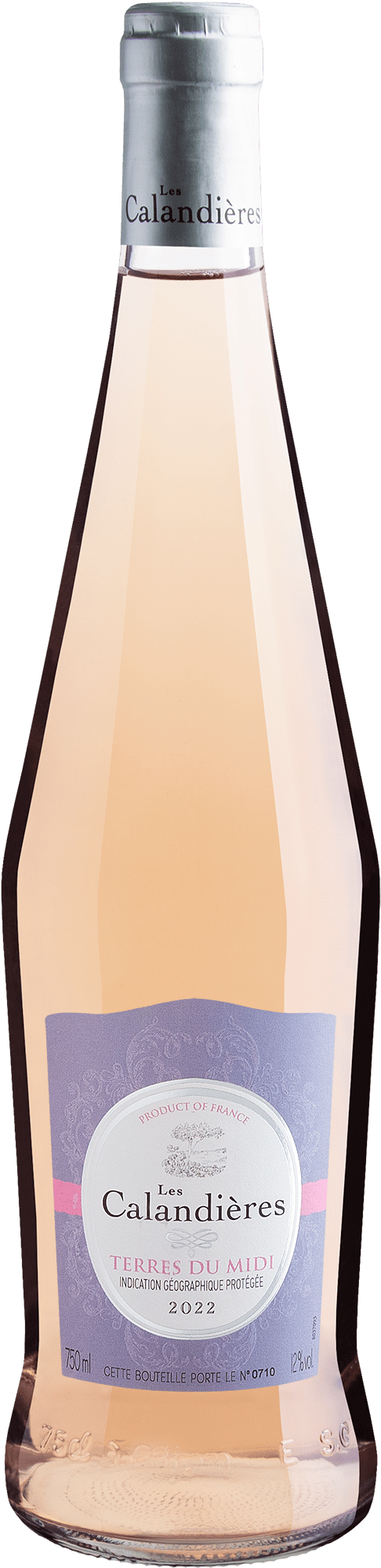 Les Calandières Rosé Terres du Midi IGP 2022