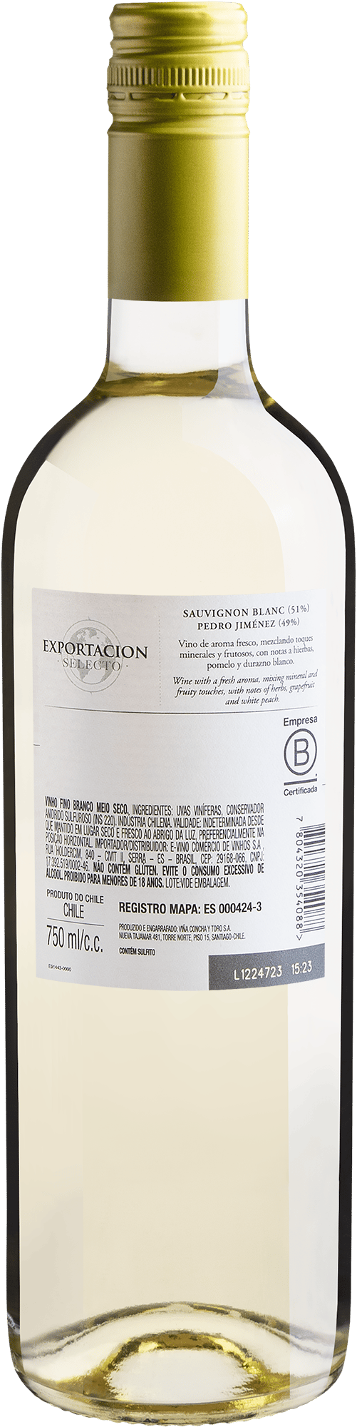 Concha y Toro Exportacion Selecto Sauvignon Blanc-Pedro Jiménez  2