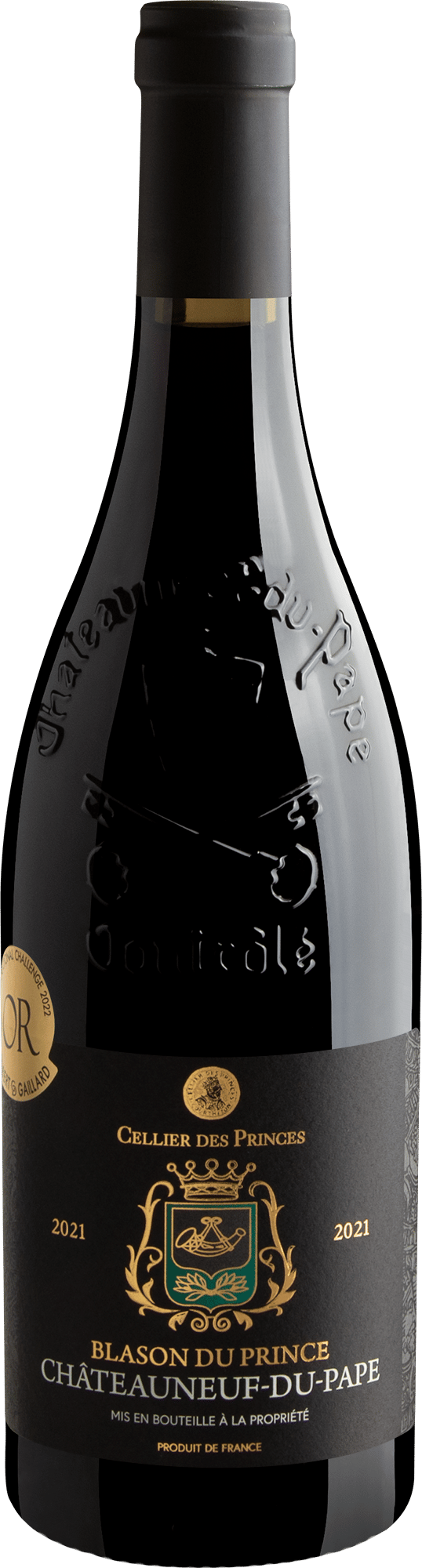 Cellier des Princes Blason du Prince Châteauneuf-du-Pape AOP 2021