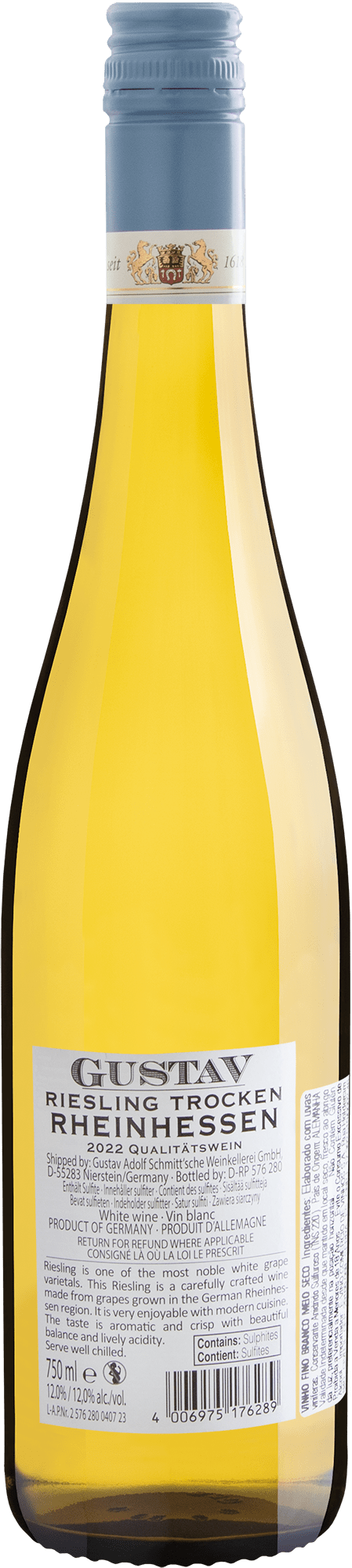 Gustav Riesling Trocken Rheinhessen 2022 2
