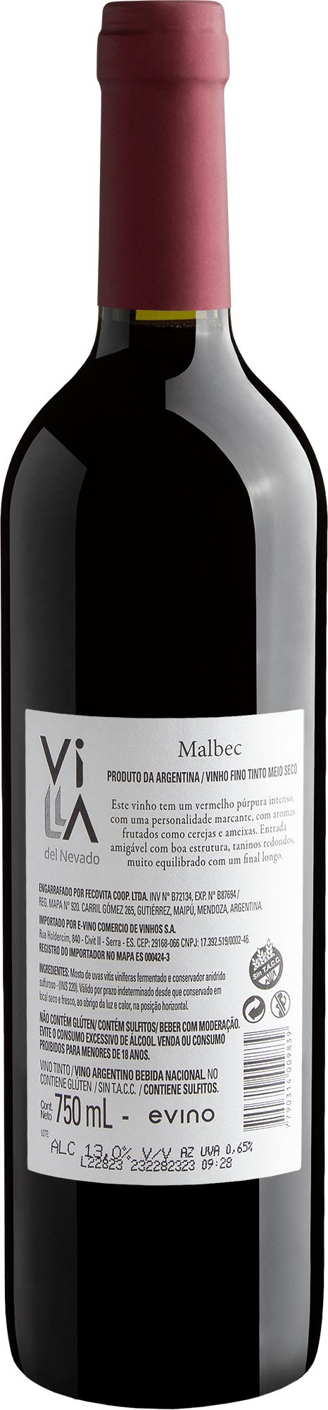 Villa del Nevado Malbec 2023 2
