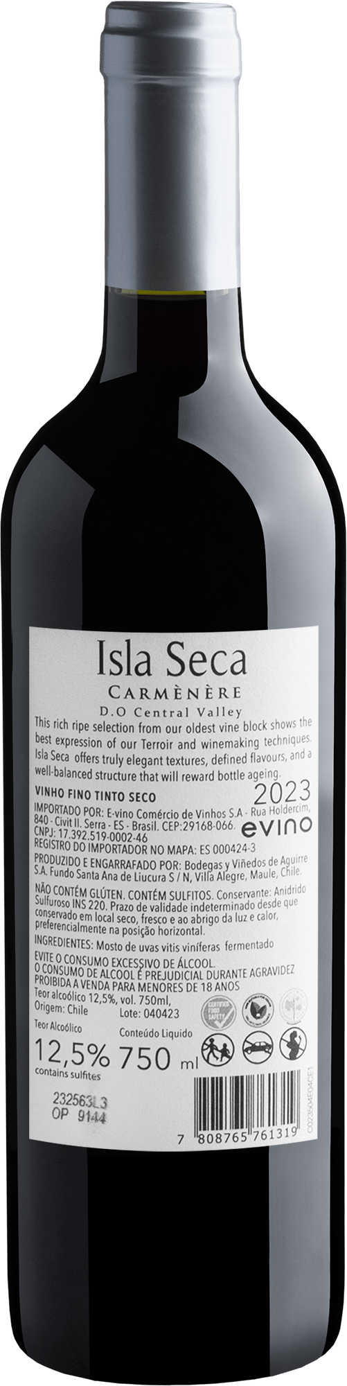 Isla Seca Winemaker Selection Carménère Central Valley D.O. 2